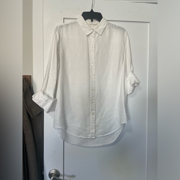 Quince 100% European Linen Long Sleeve Shirt - Picture 5 of 7